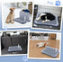 20 15.4 1.4 inch Pee Pad Holder, Indoor Potty Tray for Puppy and Small Size Dog with Pee Wall, Non-Skid Feet, * *