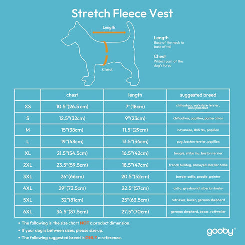 Gooby Stretch Fleece Vest Dog Sweater, Grass Green, Medium, Warm Pullover Fleece Jacket