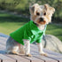 Dog Polo Shirts - Solid Green, Summer Pullover - Button Collar, XXS by Parisian Pet
