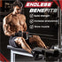 Yes4All Tricep Press Down Cable Machine Attachment Set, V-Shaped Bar, LAT Pull Down Straight Bar for Home Gym