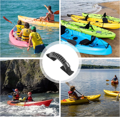 Piutouyar 2 Pcs Kayak Handles Replacement, Durable Canoe Boat Side Mount Carry Handle for Kayaks