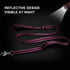 TwoEar 4FT 1IN Strong Rose Dog Leash, 2 Padded Handles, Traffic Handle for Extra Control, Reflective Lead for All Dogs