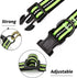 Mile High Life Reflective Dog Collar - Nylon Pet Collar with Buckle, Light Weight Lime Green for Large Dogs (L)