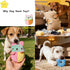28Pcs Set Squeaky Dog Toys Bulk - Cute Small Dog Toys Plush Puppy Chew Toys for Small/Medium Dogs, Interactive Pet Toys