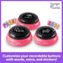 Hunger For Words Talking Pet Next Words Locations - 3 Piece Set of Recordable Speech Buttons for Dog Communication