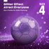 4 4-6 6-8 8-12 Size Soccer Ball Glitter Pink - Kids Aged Outdoors Sports Training Ball Recreation Playing Ball Teens