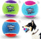 Gigwi Squeaky Tennis Ball Dog Toys - Interactive Dog Ball for Small and Medium Dogs Training, 2.5” Rubber Toy (3 Pack)