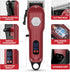 Trimmer, Dog Grooming Kit for Heavy Thick Hair & Coats, Low Noise Rechargeable Cordless Pet Shaver With Stainless Steel