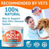Chew No Poo - Coprophagia Treatment for Dogs, Natural Stool Eating Deterrent + Breath Aid, Probiotics & Digestive