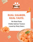 Omega-3 3.8 oz PAWUP Freeze Dried Salmon Dog Treats, Single Ingredient Salmon Treats for Dogs, Dog Food Topper, Rich