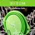 Mighty Paw Travel Dog Bowl Set, Silicone Food & Water Bowls, Bonus Carabiner Clip, Lightweight, Leak-Proof, Green