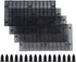 ALEGI Plastic Grid Divider Tray, 4pcs Black Egg Crate Louvre for Aquarium Fish Tank Bottom Isolation