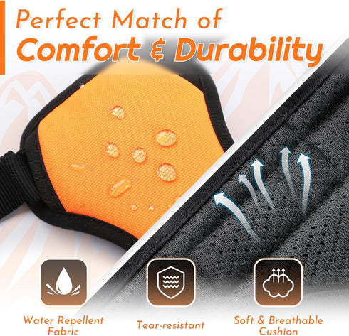 Eagloo Small Dog Harness, No Pull Service Vest with Reflective Strips, Adjustable Comfortable No Choke Pet Harness,