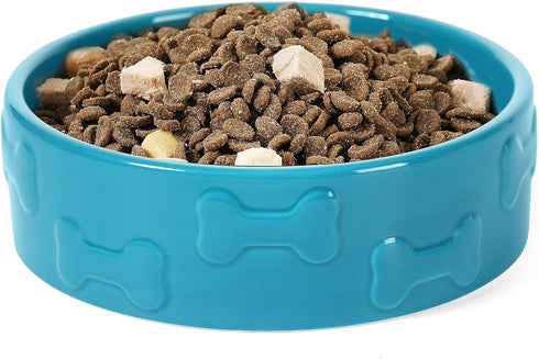 Park Life Designs Pet Bowl | Manor, Small Size in Azure Color.