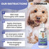 16:1 16 oz Blueberry Facial Dog Shampoo - Dog Tear Stain Remover, Brightens & Whitens Coat, Cleans & Deodorizes