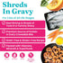 Solid Gold Wet Cat Food Shreds in Gravy, Real Tuna & Shrimp, Grain Free, 24 ct/3 oz Can