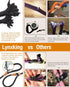 lynxking 6 FT Dog Leash Slip Lead 2 Pack, Strong Heavy Duty Braided Training Leash for Medium Large Small Dogs