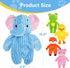 5 Pack Prime Pets Plush Squeaky Dog Toys, No Stuffing Bodies, Crinkle Pet Toys for Small Medium Large Dogs, Puppy Chew
