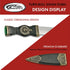Szco Supplies 7.25" Emerald Colored Sgian Dubh Scottish Dirk Knife with Bronze Scabbard