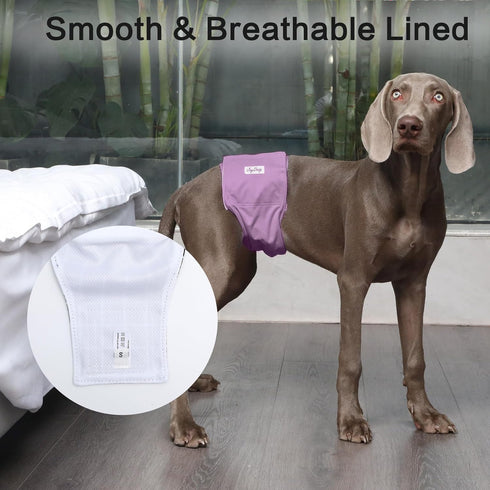 Diapers,5 Pack JoyDaog Reusable Dog Belly Bands for Male Dogs Premium Washable Dog Diapers Male Doggie Nappies Wrap,XXL