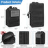 FUNANASUN 2 Pack Tactical Molle Pouches, Compact Water-Resistant EDC Pouch, Small Molle Bag