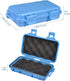 Protective Hard Case with Foam, 16.7x8.8x4.6cm Shockproof Outdoor Box, Airtight Phone Case for Outdoor Survival Storage