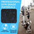 IMPRESA 6 Pack Exercise Equipment Mat 4"x 4"x 0.5" Pads - Treadmill Mat for Carpet Protection