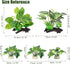 Aquarium Plastic Plants, Silk Plants Set Decor for Betta Fish (Green, 5pcs)
