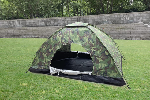 Lightweight Backpacking Tent Camouflage Outdoor Equipment for Camping Hiking Biking Trip - Sutekus