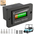 10L0L 12V-72V Battery Monitor for Golf Cart, LED Battery Level Indicator Meter