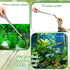 2 Pcs Extra Long Stainless Steel Reptile Feeding Tongs - Rubber Tip Bearded Dragon Aquarium Tweezer Tool (Silver, 18.5