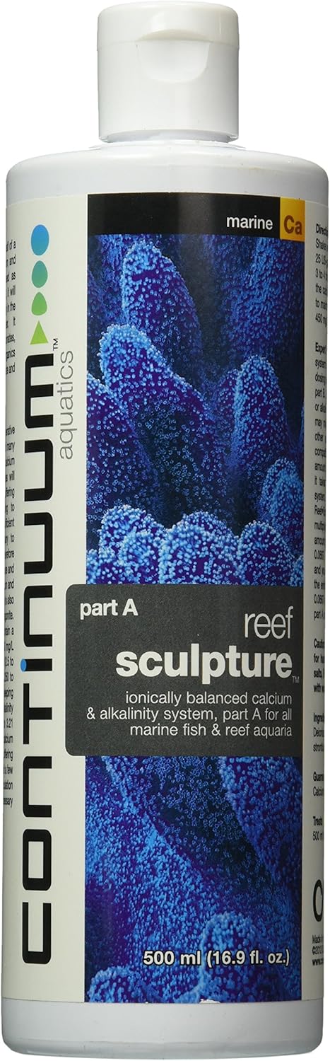 500 ml Ionically Balanced Calcium & Alkalinity System for All Marine Fish & Reef Aquariums, Continuum Aquatics Reef