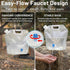 WMXWAN 6 Pack 1.3 (5L) With Spigot & Top Fill Cap, Gal Collapsible Water Containers, Dual Opening BPA Free PE Water
