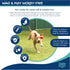 Good Scout Large Rubber Ball Dog Toy for Fetching, Chewing, No Stuffing for Medium & Large Dogs, Aggressive Chew Toy