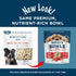 16 Oz Barkleys Bowls, Freeze-Dried Raw Beef Dog Food, Fresh Whole Food Ingredients with Farm-Raised Beef, Grain Free