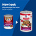 7+ 12.5 oz. 12-Pack Hill's Science Diet Adult Healthy Cuisine Wet Dog Food, Hearty Beef, Carrots & Peas Stew, Cans