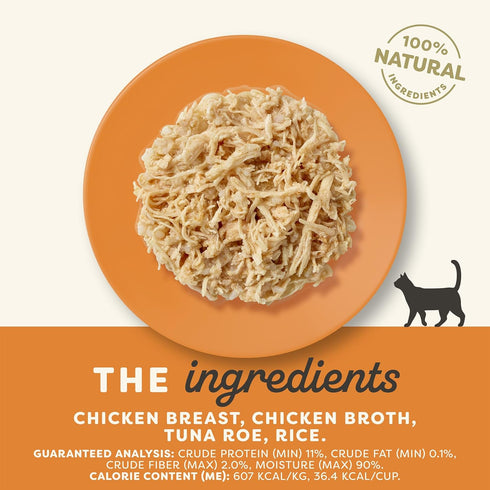 (10 2.12 oz Applaws Natural Wet Cat Food in Broth, Limited and Natural Ingredients, High Protein with No Artificial