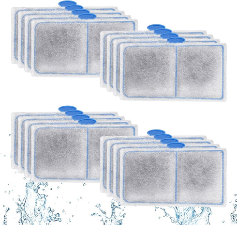 driamor 16 Pack Thickened Filter Cartridges for Top Fin EF-S Element and BF5 BETTAFLO Filter, Zeolite