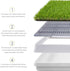 Dog Grass Pad with Tray, Indoor Portable Fake Grass Pee Pad System, Dog Litter Box for Puppy Pee Training