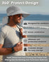 Neck Flap Sun Hat with Wide Brim, UPF 50+, Perfect for Outdoor Adventures, Hiking, Fishing