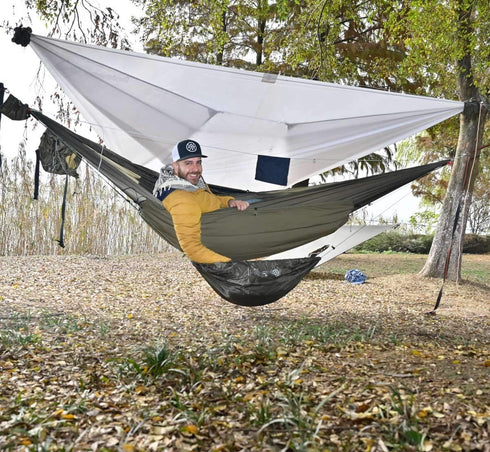onewind Versatile Hammock Gear Sling or Backpack Rain Cover, Ultralight Waterproof Underbelly Gear Hammock Storage to Place Backpack, Clothes, Quilt, Food or 50L Packing Cover, Hammock Protector
