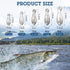 1 Oz, 2 Oz, 3 Oz, 4 Oz, 5 Oz, 6 oz Fishing Weights Sinker Kit Rig Fishing Weights Sinker Weights Bank Sinker Saltwater