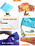 32" Winged Sirenny Flowy Spinning Silk Flag Poi, Church Praise Prophetic Worship Adoration Dance Banner, Dance Poi