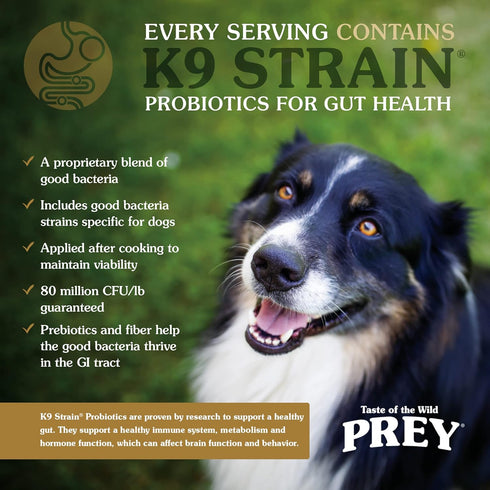 Taste of the Wild Prey Real Meat High Protein Turkey Limited Ingredient Dry Dog Food, Grain-Free Recipe, 8lb