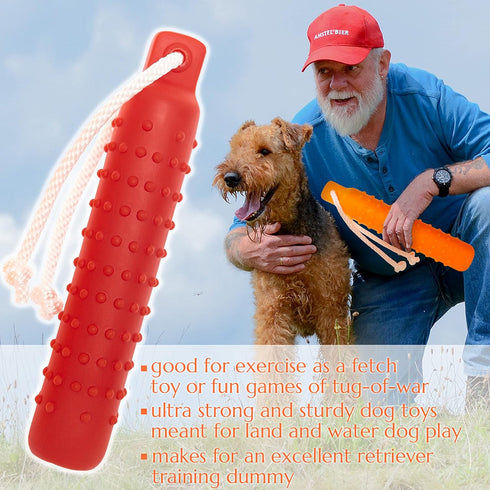 Dog Float Toy - Interactive Training Bumper & Fetching Retrieving Water Toy for Small, Medium, Large Dogs