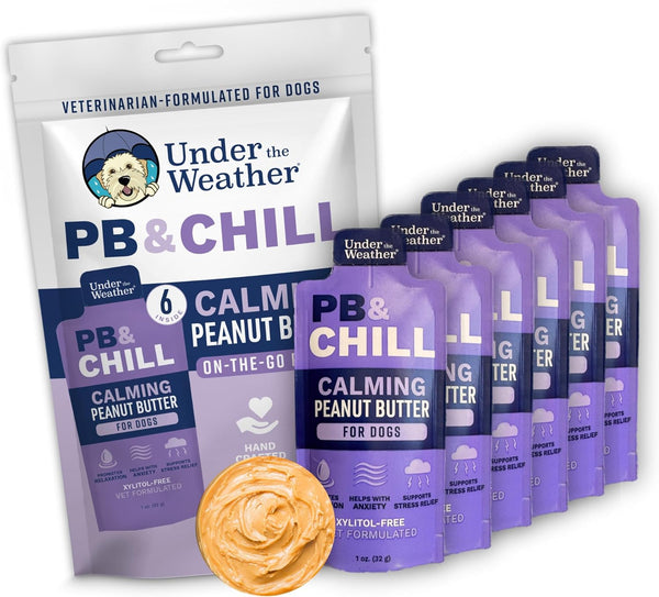 Under the Weather Pet PB & CHILL Dog Peanut Butter Dog Treats