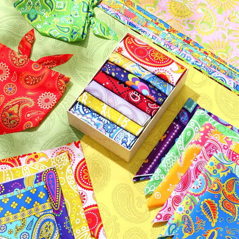 100 Sanwuta Pcs Paisley Dog Bandana Bulk Pet Triangle Scarf Bibs Bandanas for Dogs Washable Puppy Kerchief Adjustable
