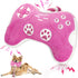 Cute Dog Plush Toys: Squeaky Toys with Crinkle Paper and Interactive Rope for Tug of War - Game Controller Chew Toy