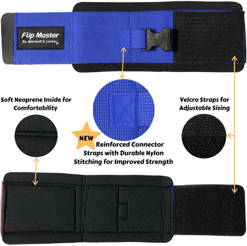 Flip Master Ankle Straps Tumbling Trainer, Gymnastics & Cheerleading Equipment for Back Flip/Tuck & Handspring Form