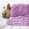 Pet Dog Bed Blankets, Fluffy Fleece Throw Blankets, Soft Puppy Blankets for Cats, S M L XL, Washable & Lightweight
